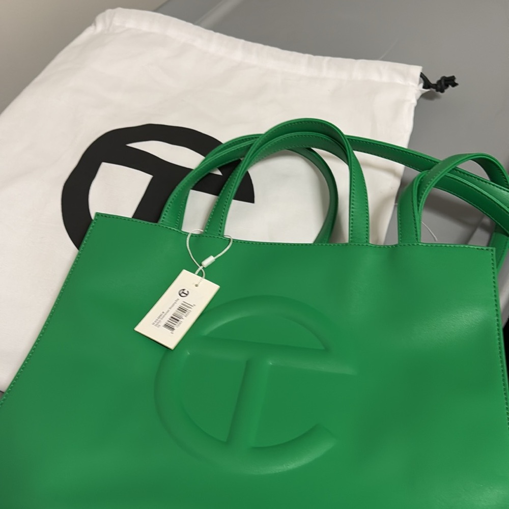 Telfar Medium Green purse